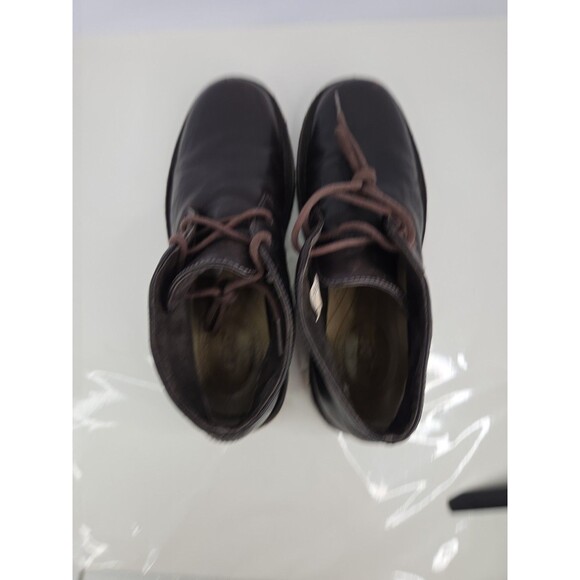 Mens Uggs Dark Brown Minimalist Chukka Ankle Boot Leather Lace Up SN 3275 Sz 8.5 - Picture 9 of 12